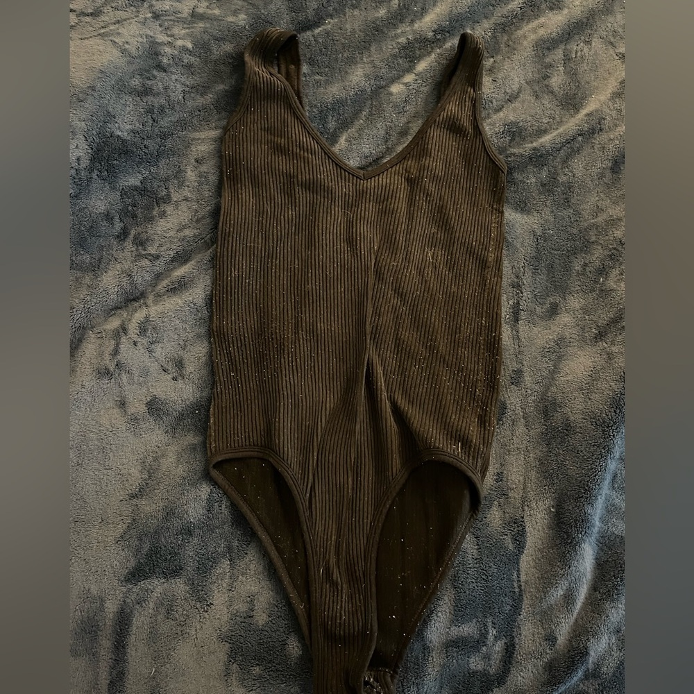 Marshalls Women's Ribbed Bodysuit - Black